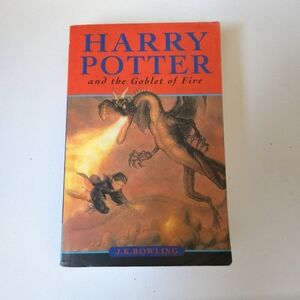 1st Edition Harry Potter and the Goblet of Fire Paper Back Book 1st Editon